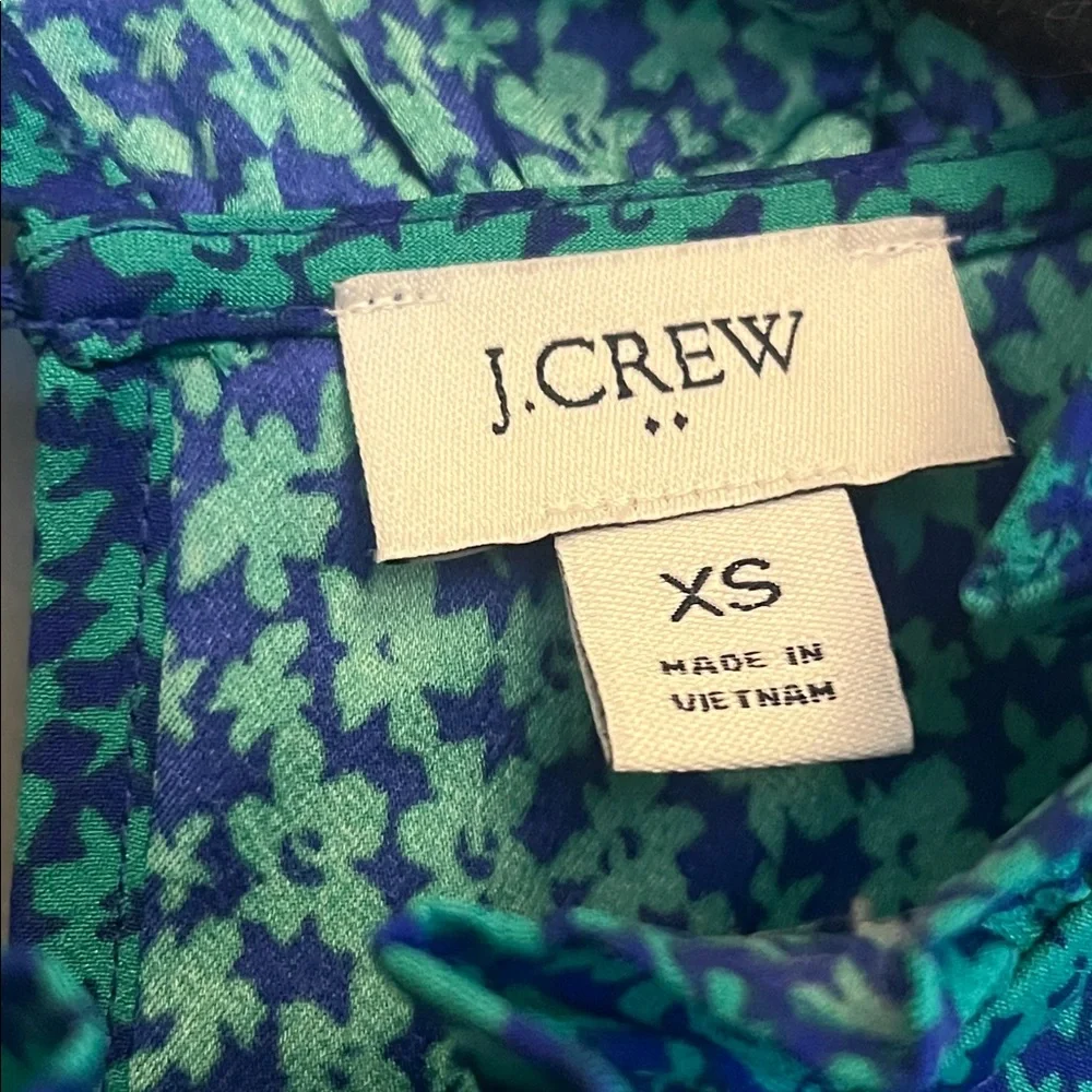 J. Crew Floral Blouse